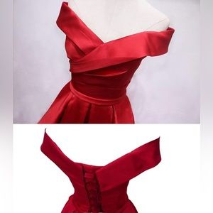 Burgundy Dress (prom or formal event)